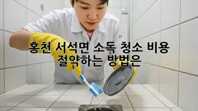 홍천 서석면 소독 청소, 비용 절약하는 방법은?
